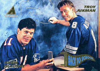 1995 NFL Properties Back to School #NNO Troy Aikman / Drew Bledsoe Front