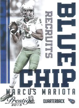 2015 Panini Prestige - Blue Chip Recruits #12 Marcus Mariota Front