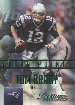 2015 Panini Prestige - Extra Points Green #1 Tom Brady Front