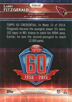 2015 Topps - 60th Anniversary #T60-LF Larry Fitzgerald Back