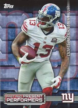 2015 Topps - Past and Present Performers #PPP-BTA Odell Beckham Jr. / Lawrence Taylor Front