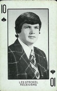 1974 Colorado Buffaloes Playing Cards #10♠ Les Steckel Front