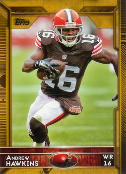 2015 Topps - Gold #17 Andrew Hawkins Front