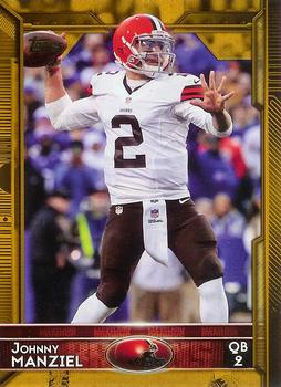 2015 Topps - Gold #56 Johnny Manziel Front