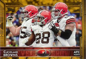 2015 Topps - Gold #248 Cleveland Browns Front