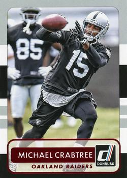2015 Donruss - Red Foil #87 Michael Crabtree Front