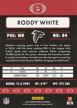 2015 Donruss - Stat Line Career Green #111 Roddy White Back