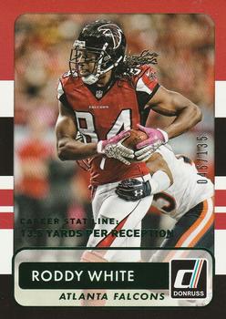 2015 Donruss - Stat Line Career Green #111 Roddy White Front