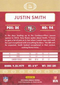 2015 Donruss - Stat Line Years #129 Justin Smith Back