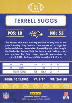 2015 Donruss - Press Proof Gold #153 Terrell Suggs Back