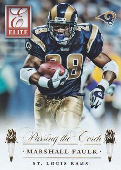2015 Donruss - Elite Passing the Torch #8 Marshall Faulk / Todd Gurley Front