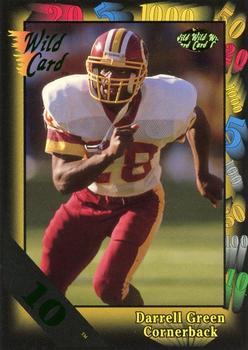 1991 Wild Card - NFL Experience Exchange 10 Stripe #126C Darrell Green Front