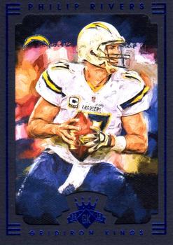 2015 Panini Gridiron Kings - Blue Framed #15 Philip Rivers Front
