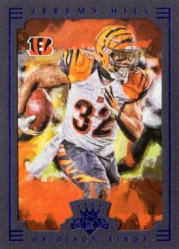 2015 Panini Gridiron Kings - Blue Framed #24 Jeremy Hill Front