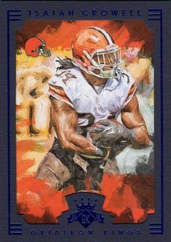 2015 Panini Gridiron Kings - Blue Framed #29 Isaiah Crowell Front