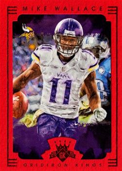 2015 Panini Gridiron Kings - Red Framed #45 Mike Wallace Front