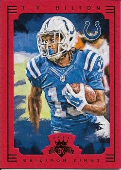 2015 Panini Gridiron Kings - Red Framed #83 T.Y. Hilton Front