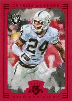 2015 Panini Gridiron Kings - Red Framed #99 Charles Woodson Front
