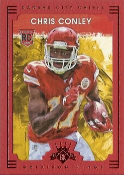 2015 Panini Gridiron Kings - Red Framed #130 Chris Conley Front