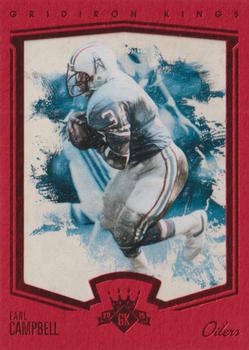 2015 Panini Gridiron Kings - Red Framed #163 Earl Campbell Front
