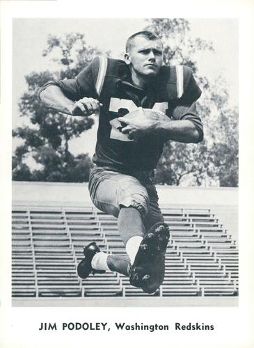 1959 Jay Publishing Washington Redskins #NNO Jim Podoley Front