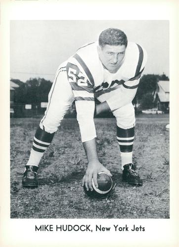 1963 Jay Publishing New York Jets #NNO Mike Hudock Front