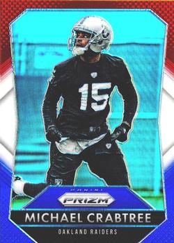 2015 Panini Prizm - Red, White, and Blue Prizm #70 Michael Crabtree Front