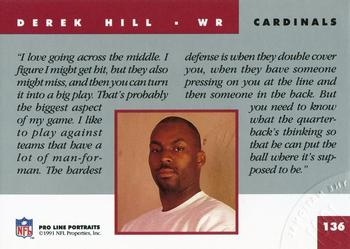 1991 Pro Line Portraits - National Convention #136 Derek Hill Back