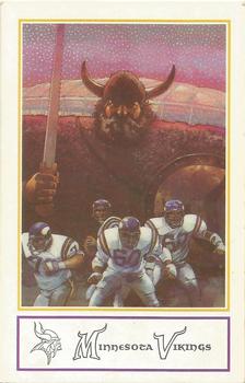 1983 Minnesota Vikings Police #1 Checklist Card Front