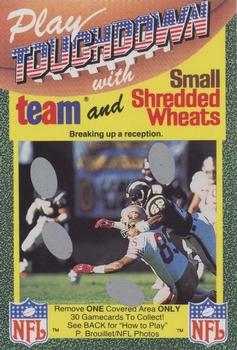 1989 Touchdown UK #11 Breaking up a reception - Gill Byrd / Ron Heller Front