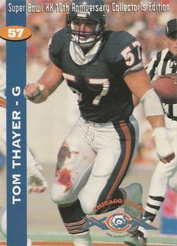 1995 Kemper Chicago Bears Super Bowl XX 10th Anniversary #NNO Tom Thayer Front