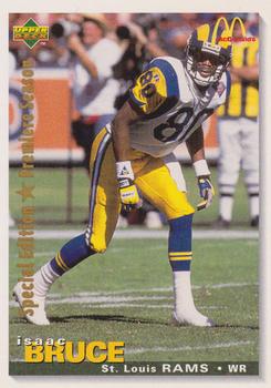 1995 Upper Deck McDonald's St. Louis Rams #MCD3 Isaac Bruce Front