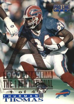 1996 Pro Line - Anaheim National #25 Thurman Thomas Front