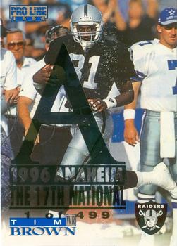 1996 Pro Line - Anaheim National #89 Tim Brown Front