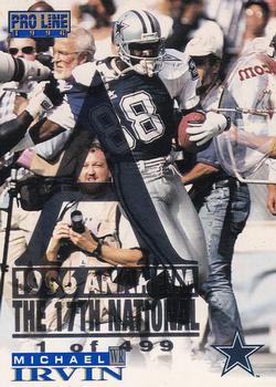 1996 Pro Line - Anaheim National #90 Michael Irvin Front