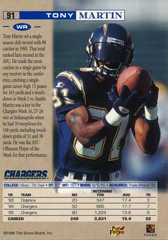 1996 Pro Line - Anaheim National #91 Tony Martin Back