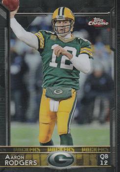 2015 Topps Chrome - Black Refractor #2 Aaron Rodgers Front