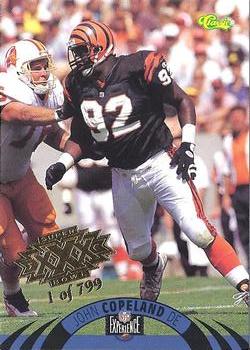 1996 Classic NFL Experience - Super Bowl Gold #93 John Copeland Front
