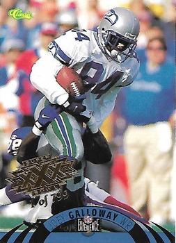 1996 Classic NFL Experience - Super Bowl Gold #112 Joey Galloway Front