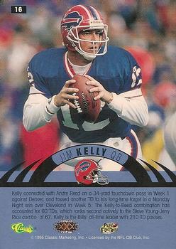 1996 Classic NFL Experience - Super Bowl Red #16 Jim Kelly Back