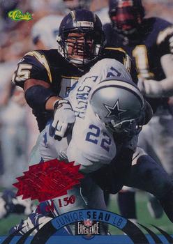 1996 Classic NFL Experience - Super Bowl Red #71 Junior Seau Front