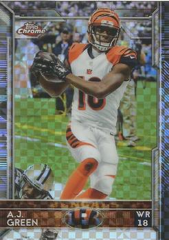 2015 Topps Chrome - Xfractors #28 A.J. Green Front