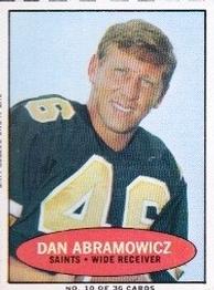 1971 Bazooka #10 Dan Abramowicz Front