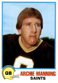 1978 Topps Holsum #21 Archie Manning Front