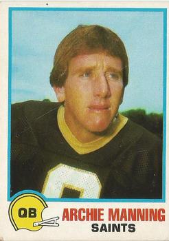 1978 Topps Holsum #21 Archie Manning Front