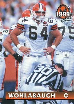 1999 Giant Eagle Cleveland Browns #12 Dave Wohlabaugh Front