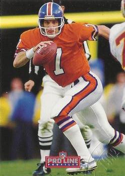 1992 Pro Line Profiles - 1992 National Convention #NNO John Elway Front