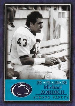 2007 TK Legacy Penn State Nittany Lions #L12 Michael Zordich Front