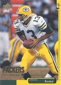 1998 Upper Deck ShopKo Green Bay Packers I #GB3 Steve Bono Front