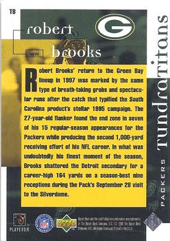 1998 Upper Deck ShopKo Green Bay Packers I - Tundra Titans #T8 Robert Brooks Back